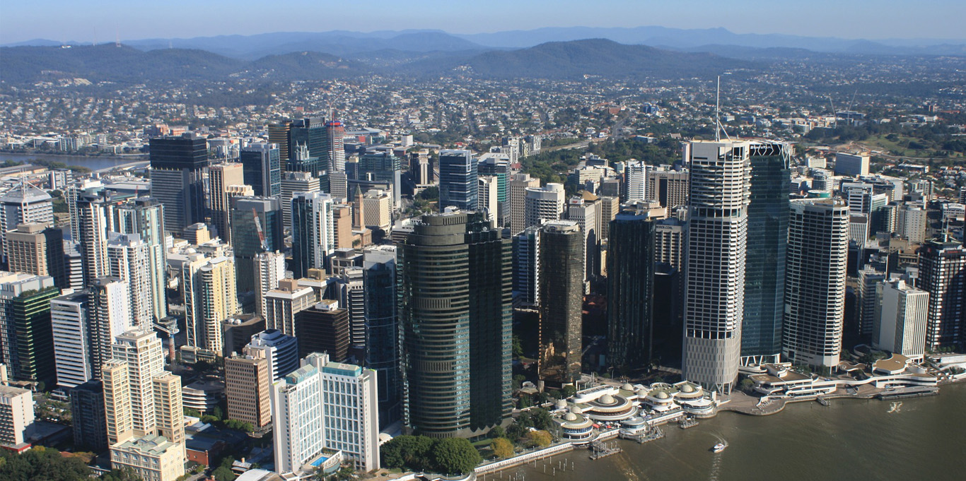 Brisbane, capital of Queensland.