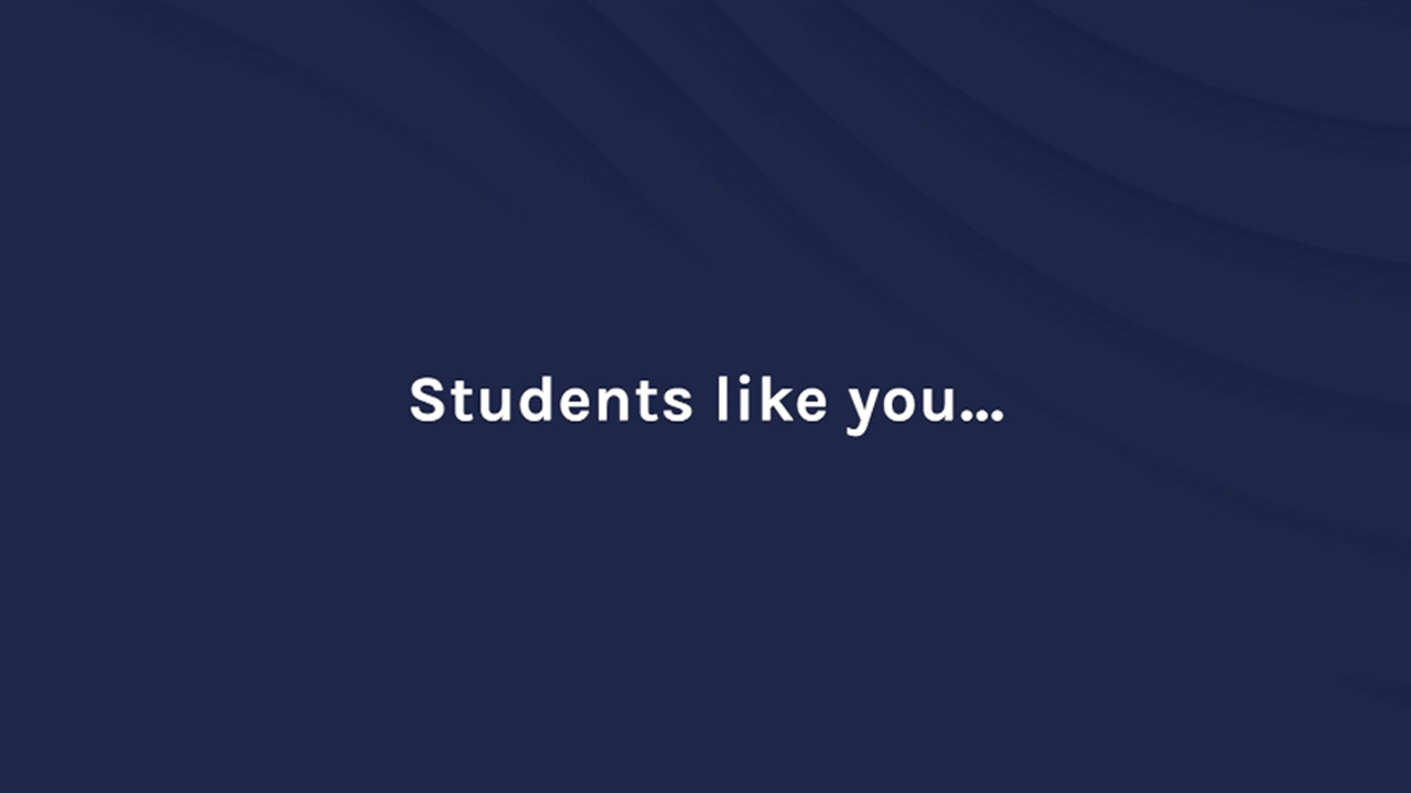 Students like you...
