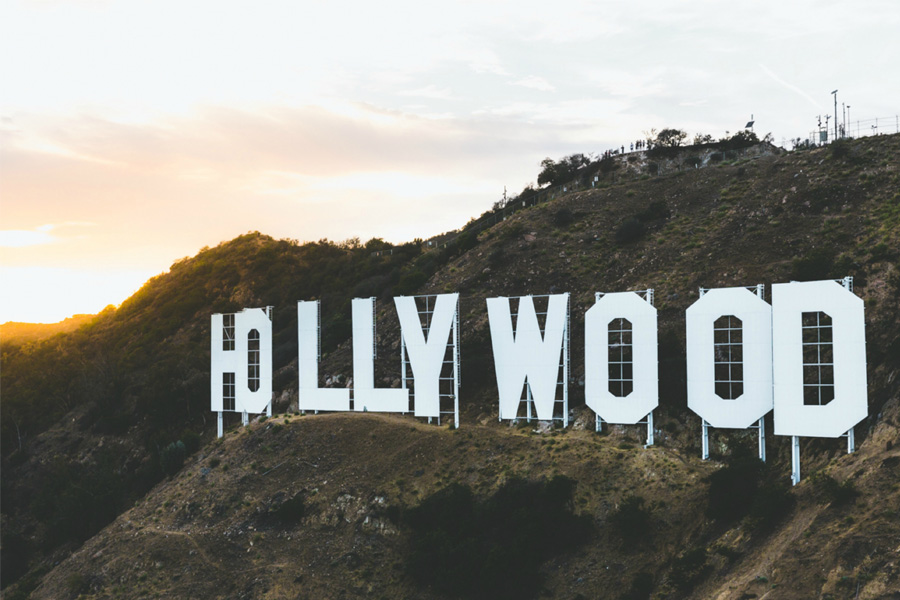 The Hollywood sign